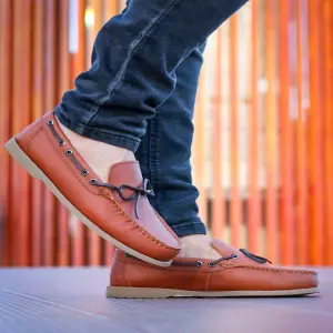 REF.H03 MOCASIN CUERO CABALLERO