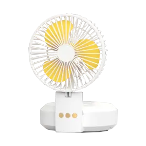 VENTILADOR PORTABLE GIRADOR Y LUZ BJJ308