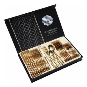 JUEGO DE CUBIERTO X24 PIEZAS LUXURY