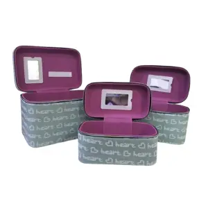 Organizador Maquillaje Neceser X3 Verde