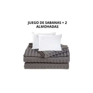 COMBO SABANAS KING+ DUO ALMOHADAS
