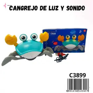 CANGREJO RECARGABLE INTERACTIVO MUSICAL