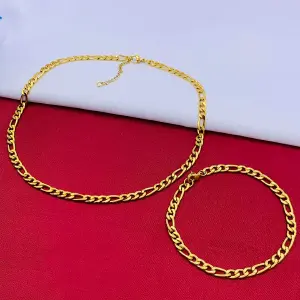 DUO CADENA, CARTIER DORADA 1.2 MM