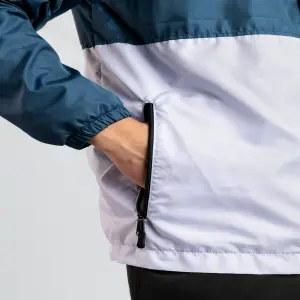 Chaqueta Rompevientos Forrada Hombre Azu
