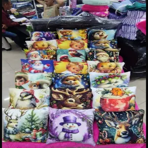 Forros navideños para cojines