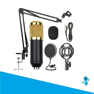Micrófono Condensador Brazo Tijera Combo