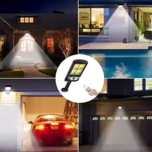 Lámpara Led Solar Detector De Movimiento