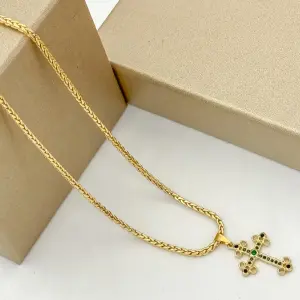 Cadena De Dama De Tejido Serpiente Rusti