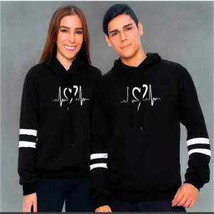Buzo, Buso Hoodie corazon electrico