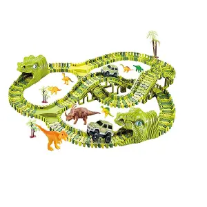 Pista Flexible De Dinosaurios Para Niños