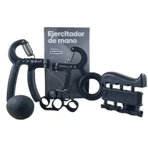 Fortalece tu agarre con el Ejercitador de Mano x5 - Hand Grip Ejercitador de Mano x5 Negro