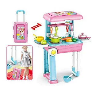 Cocina Infantil Armable Maleta Sonido