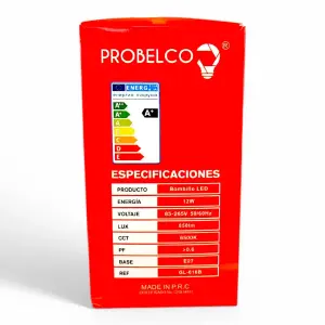 Bombillo Probelco Recargable 12W GL-026A
