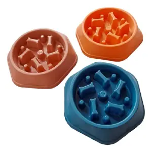 Plato Mascotas Antireflujo E Interactivo