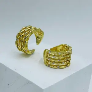 ANILLO GRADUABLE RODIO DORADO #48