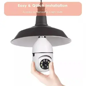 Camara Bombillo De Seguridad 360º