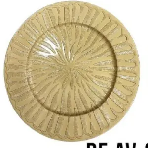 PLATO BASE DORADO X 1 UND