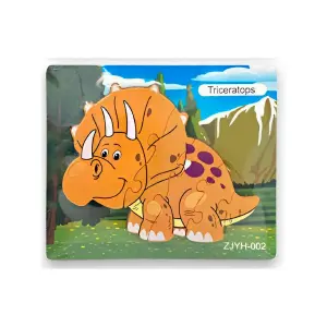 Rompecabezas Didáctico Dinosaurio Multic