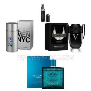 212 men nyc+eros+invictus victory+perfum