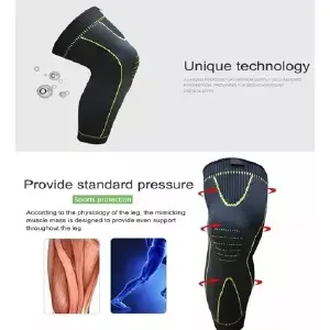 Rodillera Larga Compresión Pierna Comple