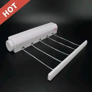 Tendedero Extensible Retráctil para Ropa: ¡La Solución Perfecta para tu Lavandería! - Tendedero Extensible Retráctil Para Ropa