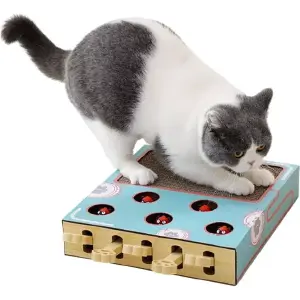 Rascador Para Gatos Con Juguetes