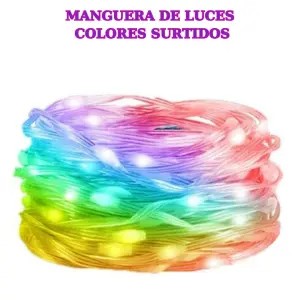 MANGUERA DE LUCES DE NAVIDAD 10 METROS