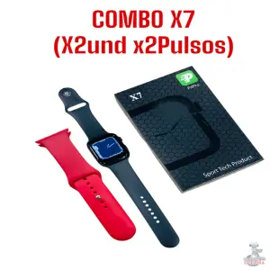 COMBO X7 RELOJ X2UNI Y 2 PULSOS
