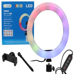 RGB ARO DE LUZ 20CM RGB LJJ-20