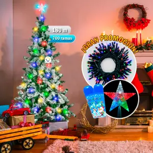 Combo Árbol Navidad 1.80M Tupido COS34D