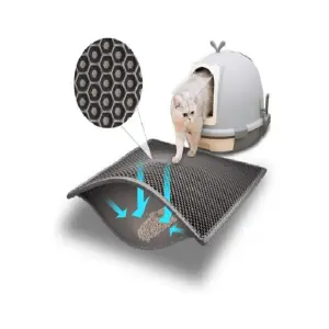 Tapete arena para gato