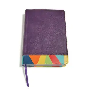 Arco Iris Símil Piel Morado Multicolor