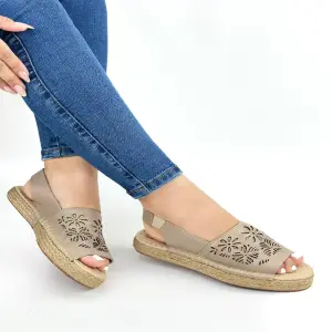 SPADRILLA 103 CUERO 100 %