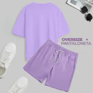 Camiseta Pantaloneta Conjunto LILA+LILA