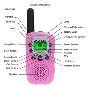 Radio Baofeng T3 2 Unidades