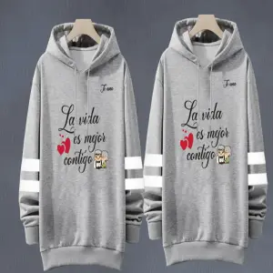 Buzo Buso Hoodie Pareja Carl y Ellie Up