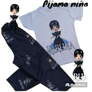 Pijama Piel de durazno Merlina Niña