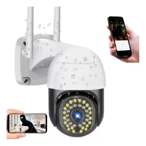 Cámara De Seguridad Ip Robótica Exterio
