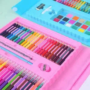 208 Piezas De Arte Para Niños Kit Dibujo