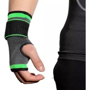 Guantes Muñequera De Compresión Con Cint