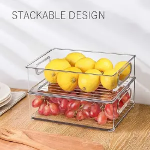 organizadores apilables para refrigerado