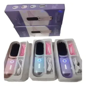 Cepillo Alisador Recargable Portátil