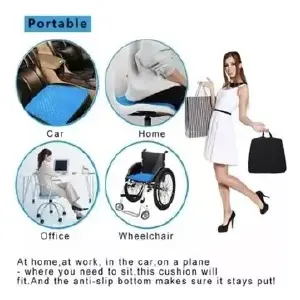 Cojín Silicona Gel Flexible Comodidad +