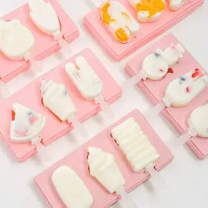 molde en silicona para helados