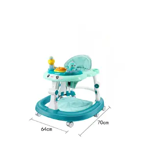 Caminador Para Bebe Interactivo Azul