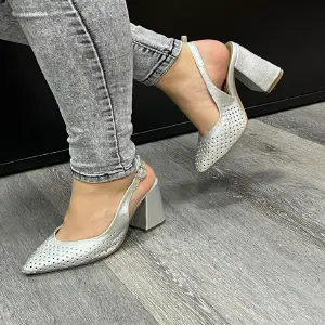 Zapato con correa y tacón 7600MX