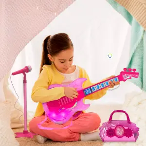 Guitarra Eléctrica + Micrófono HD-771