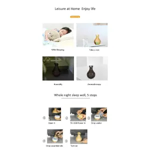 Humidificador Difusor De Aromas Ambienta