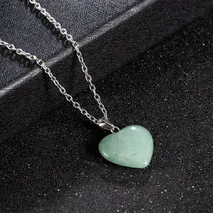 Collar Cuarzo Corazon Proteccion Equilib