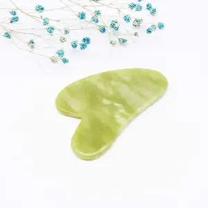 Gua Sha corazón masajeador facial natura